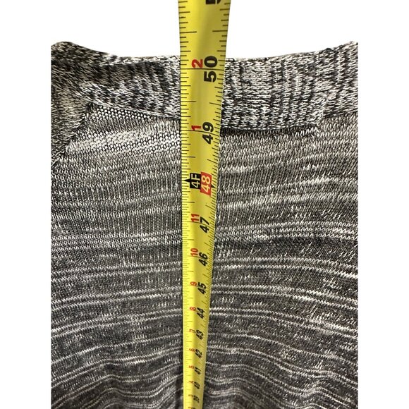 π 2/$30 π Striped Duster Size M Soft & Cozy Knit Long Sleeve Open Front - Picture 7 of 7